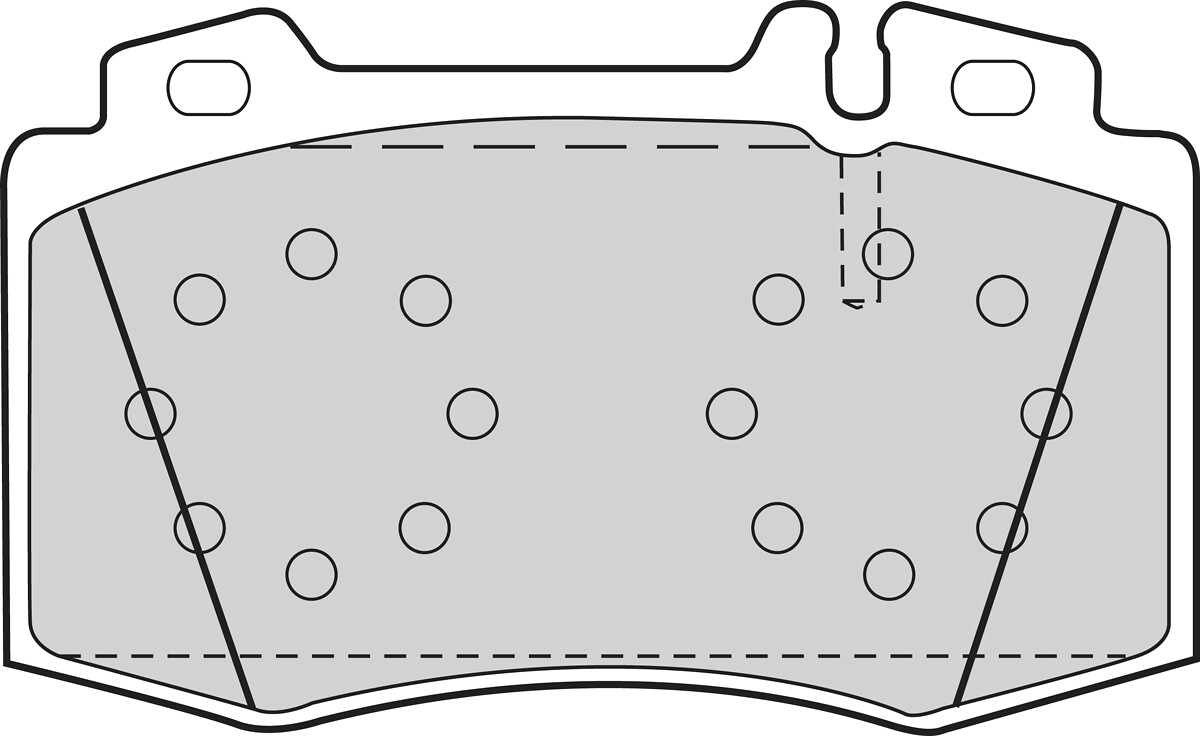 Jeu de 4 plaquettes de frein VALEO ref. 302044